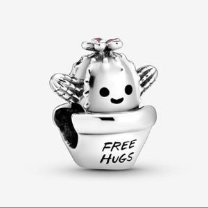 Pandora-Free Hugs Cactus Charm